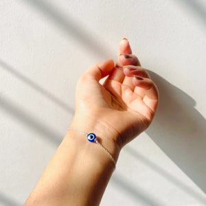Sleek Evil Eye Bracelet For Couple
