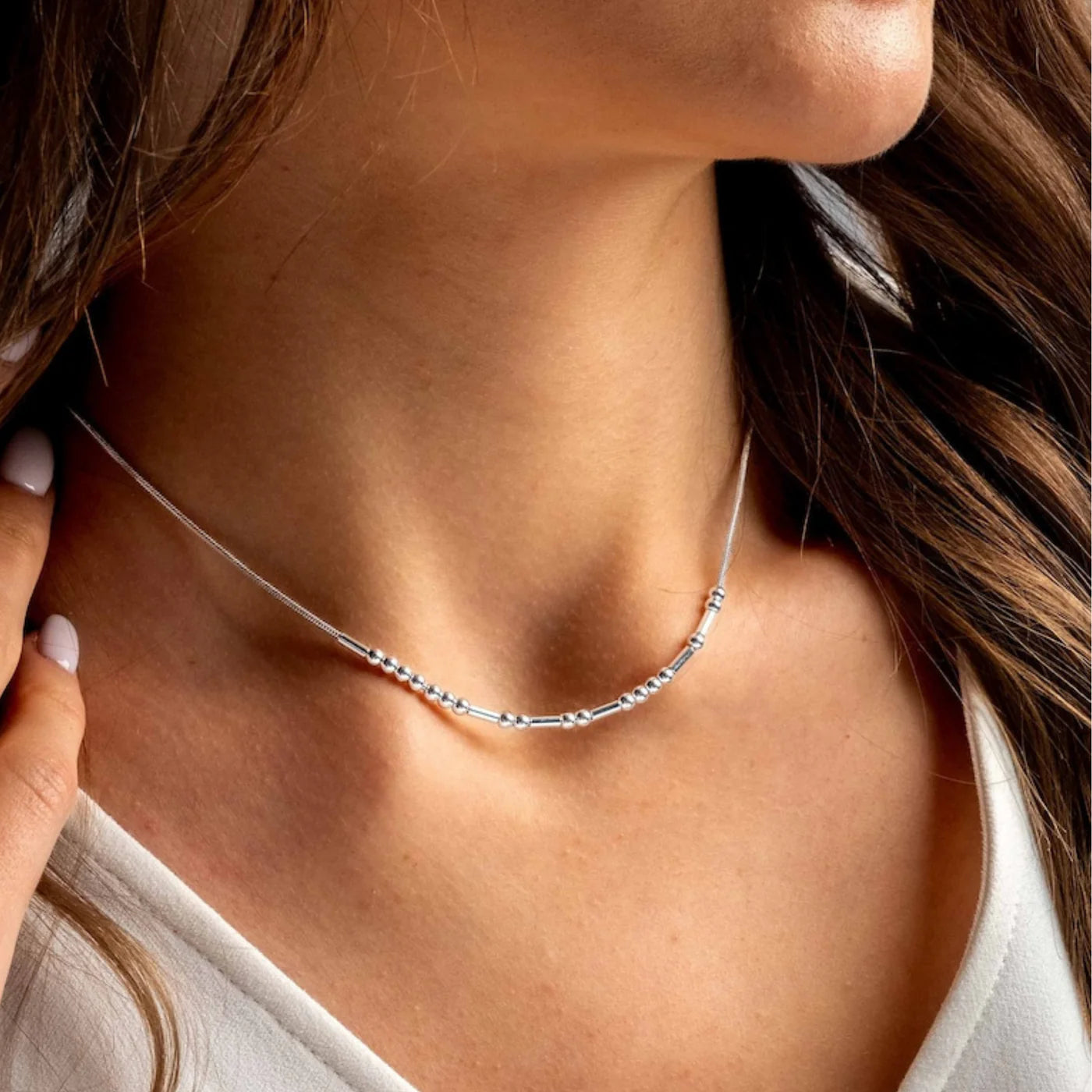 Morse Code Name & Initial Necklace
