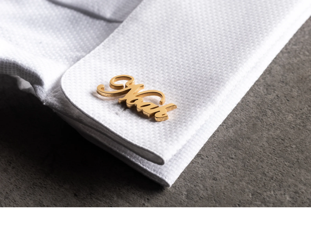 Personalized Name Cufflinks (925 Sterling Silver)