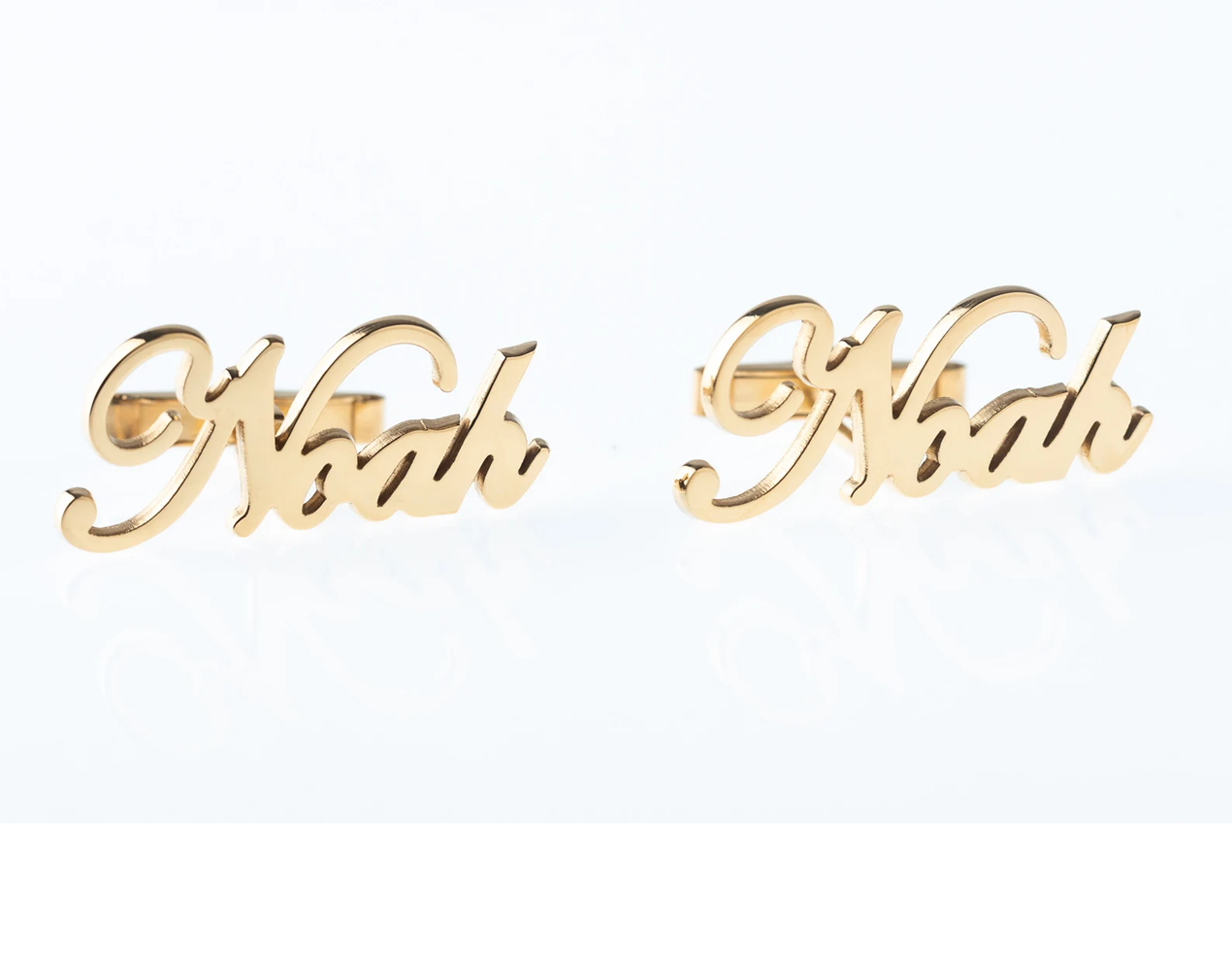Personalized Name Cufflinks (925 Sterling Silver)