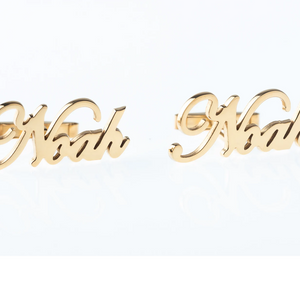 Personalized Name Cufflinks (925 Sterling Silver)
