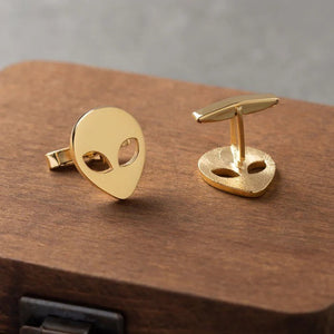 Alien Cufflinks (925 Sterling Silver)