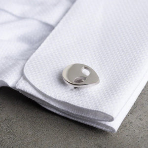 Alien Cufflinks (925 Sterling Silver)