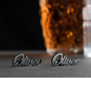 Personalized Name Cufflinks (925 Sterling Silver)