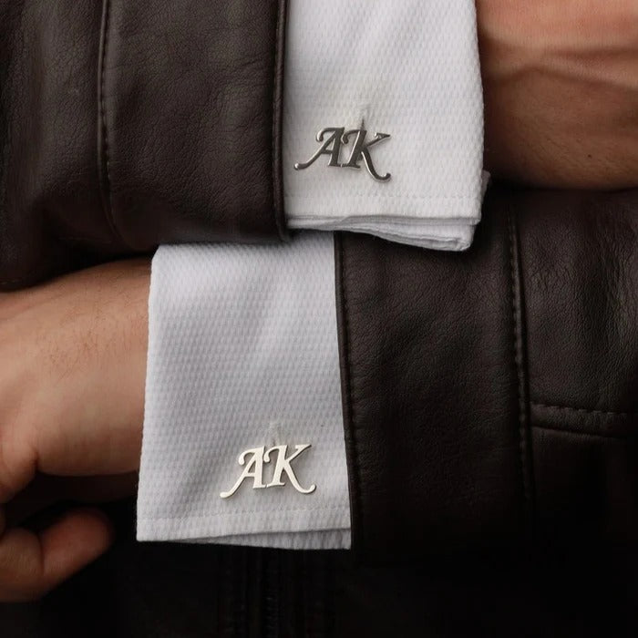 Handmade Personalized Cufflinks (925 Sterling Silver)