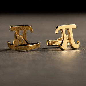 PI Symbol Cufflinks (925 Sterling Silver)