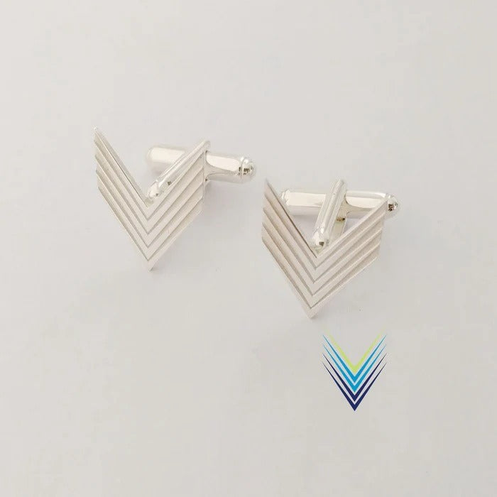 Personalized Company Logo Cufflinks (925 Sterling Silver)
