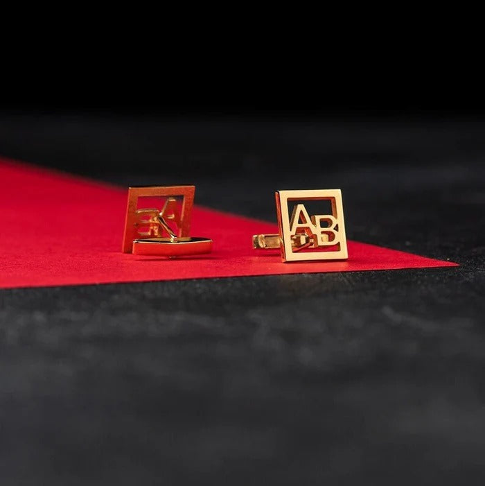 Personalized Initials Cufflinks(925 Sterling Silver)