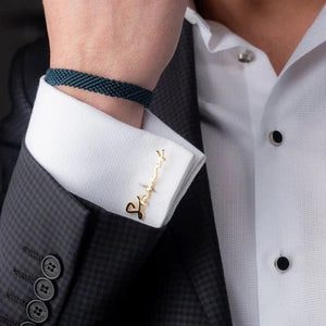 Personalized Name Cufflinks(925 Sterling Silver)