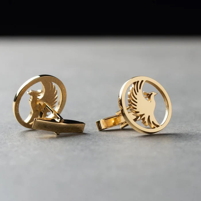 Phoenix Cufflinks (925 Sterling Silver)