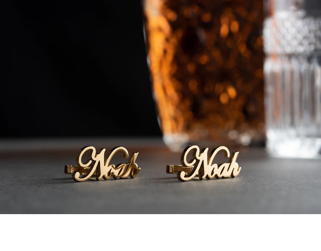 Personalized Name Cufflinks (925 Sterling Silver)
