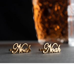 Personalized Name Cufflinks (925 Sterling Silver)