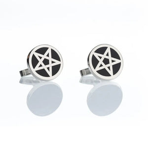 Pentagram Cufflinks (925 Sterling Silver)