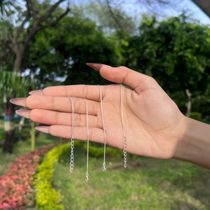 Sleek Snake Chain Anklet (925 Sterling Silver)