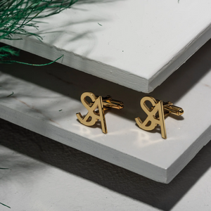 Personalized Initial Cufflinks (925 Sterling Silver)
