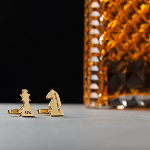 Customized CHESS Cufflinks (925 Sterling Silver)