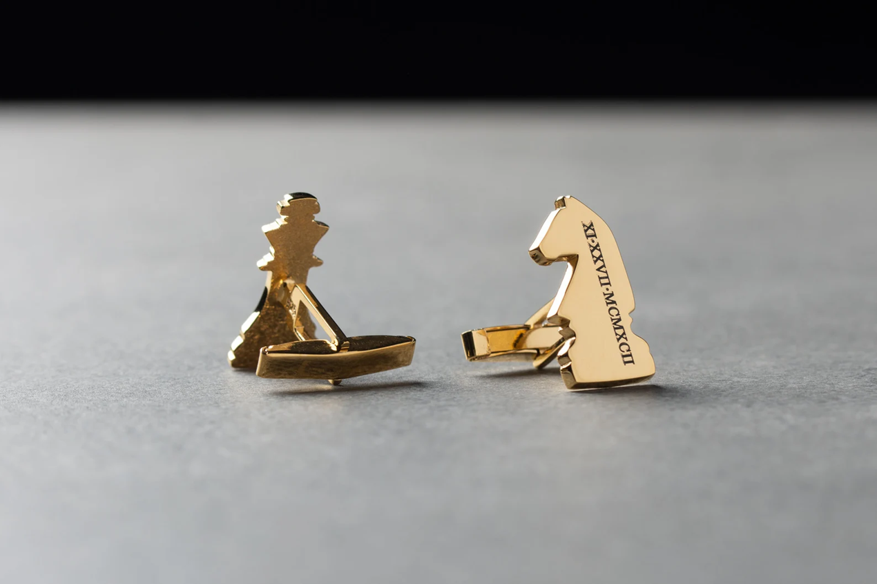 Customized CHESS Cufflinks (925 Sterling Silver)