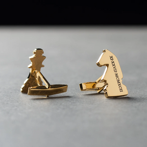 Customized CHESS Cufflinks (925 Sterling Silver)