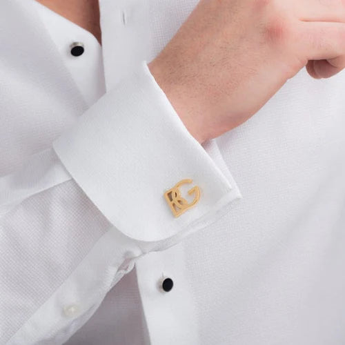 Custom Engraving Square Cufflinks (925 Sterling Silver)
