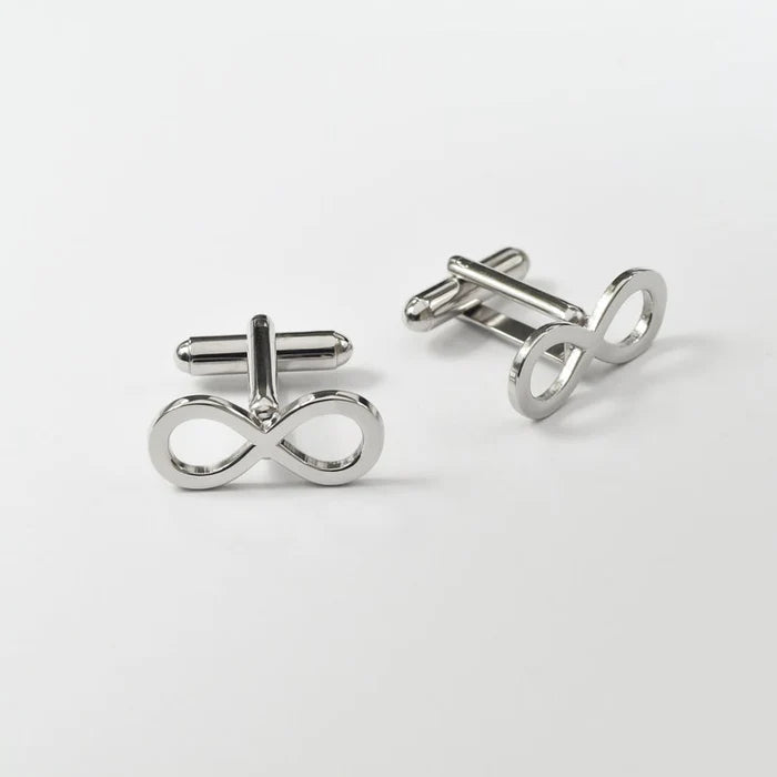 Infinity Cufflinks (925 Sterling Silver)