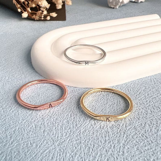 Initial Ring (925 Sterling Silver)