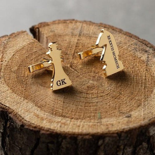 Customized CHESS Cufflinks (925 Sterling Silver)