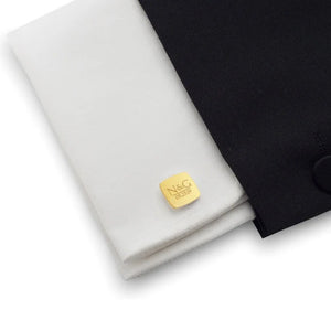 Personalized Initials & Date Cufflinks (925 Sterling Silver)