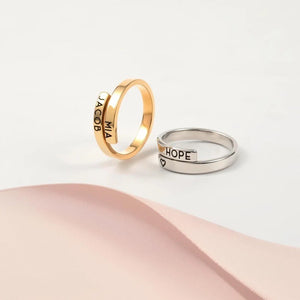 Custom Wrap Around Initial Name Ring (925 Sterling Silver)