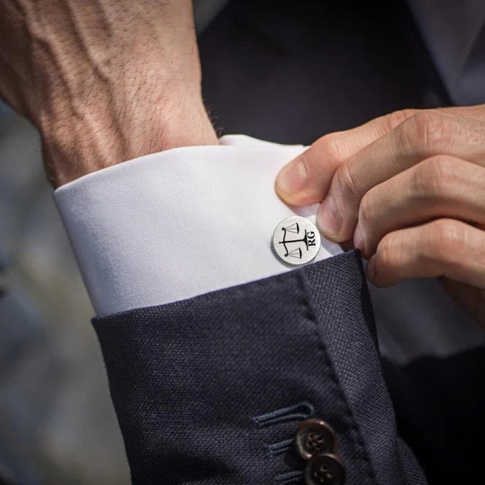 Personalized Lawyer Cufflinks (925 Sterling Silver)
