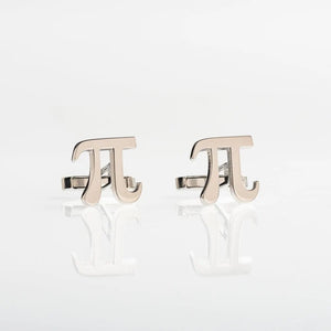 PI Symbol Cufflinks (925 Sterling Silver)